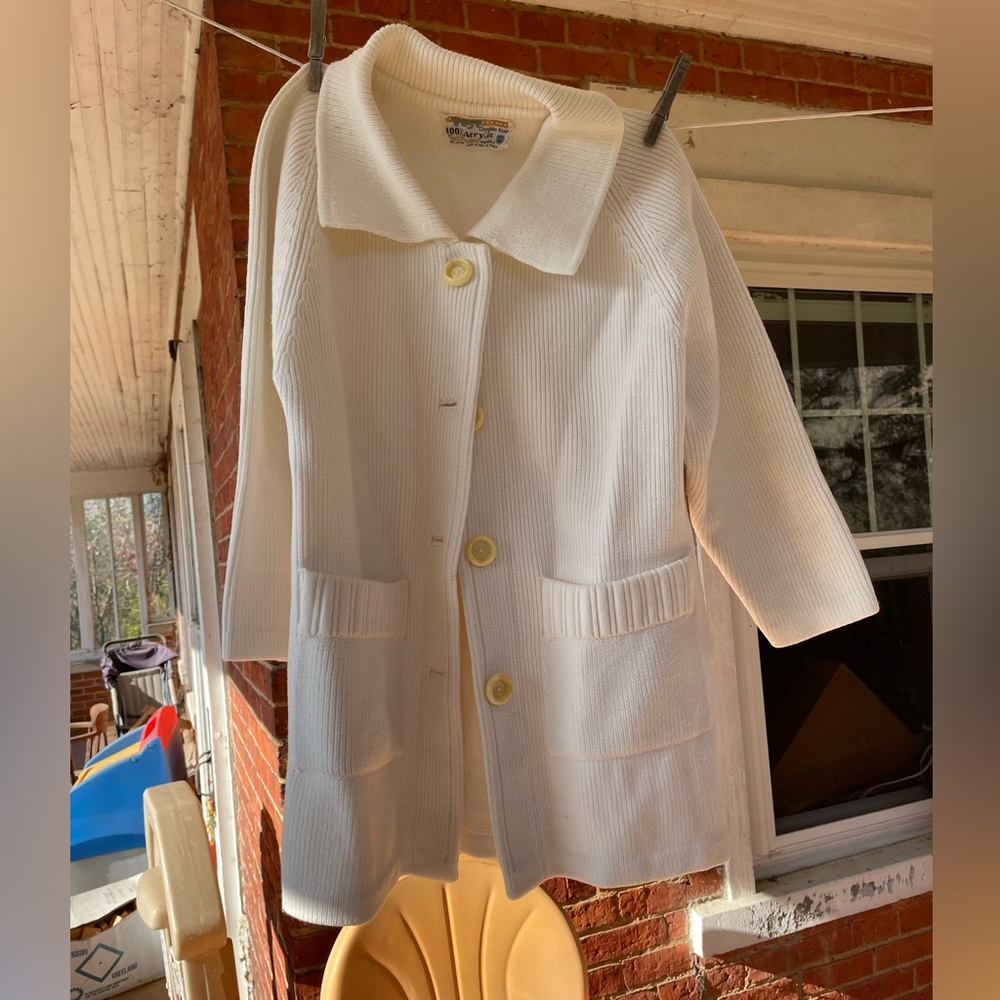 Vintage White Cardigan